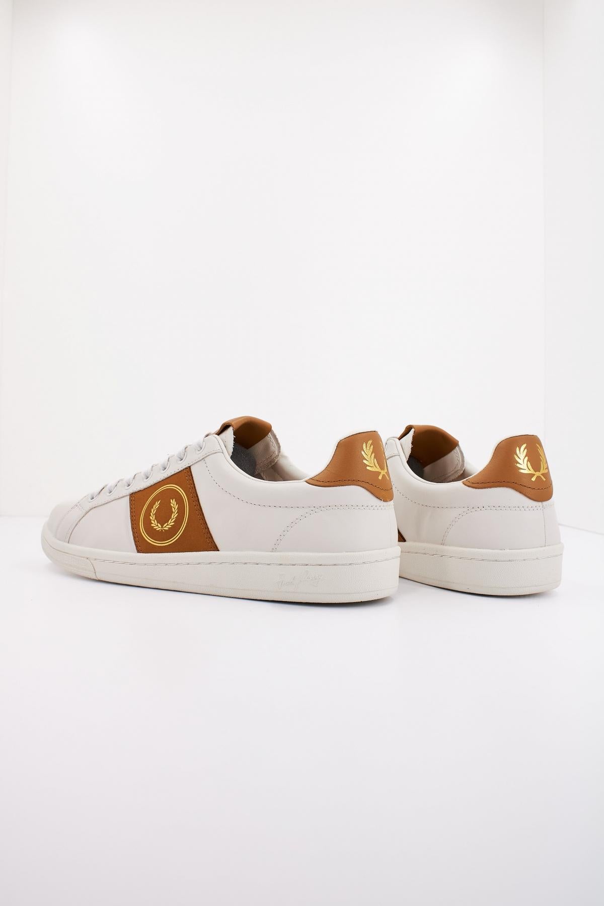 FRED PERRY B LEATHER/BRANDE en color BLANCO (3)