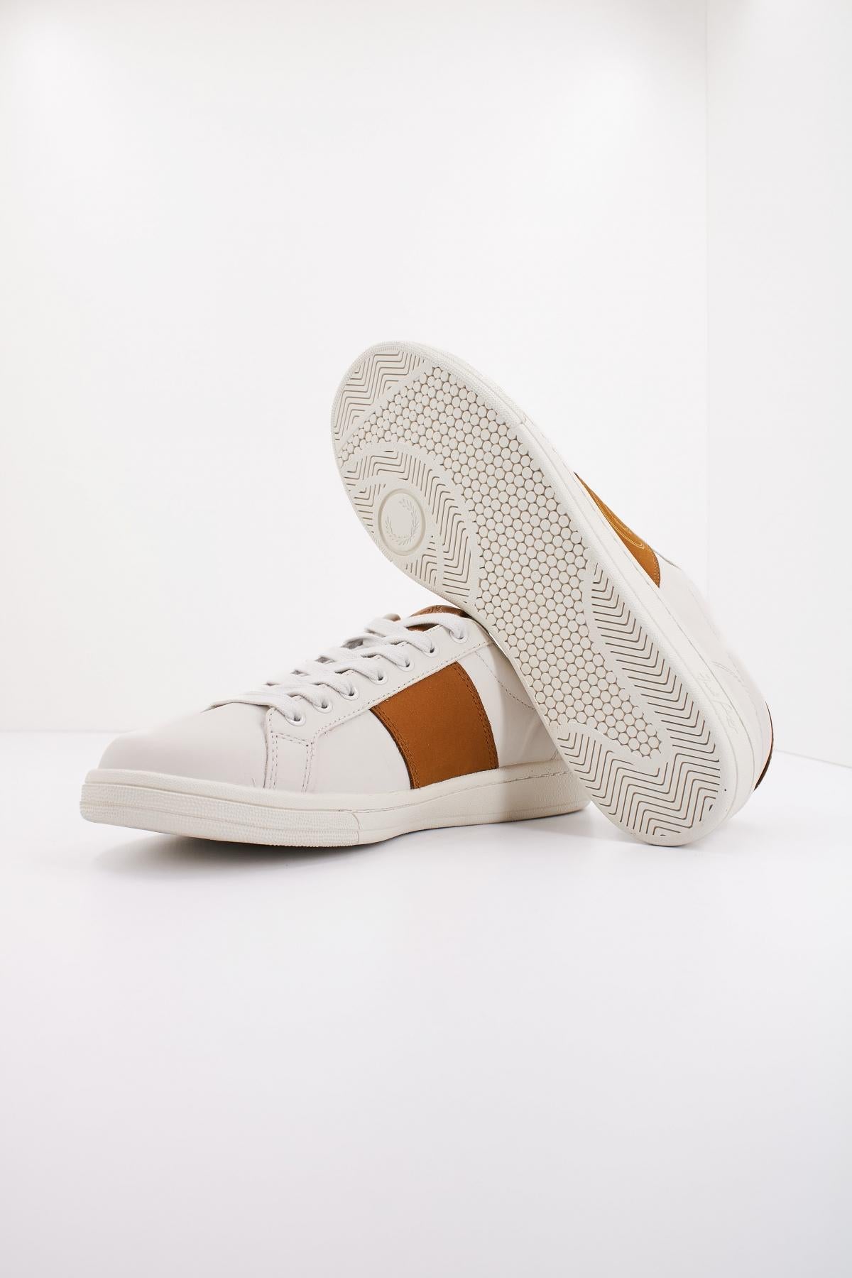 FRED PERRY B LEATHER/BRANDE en color BLANCO (4)