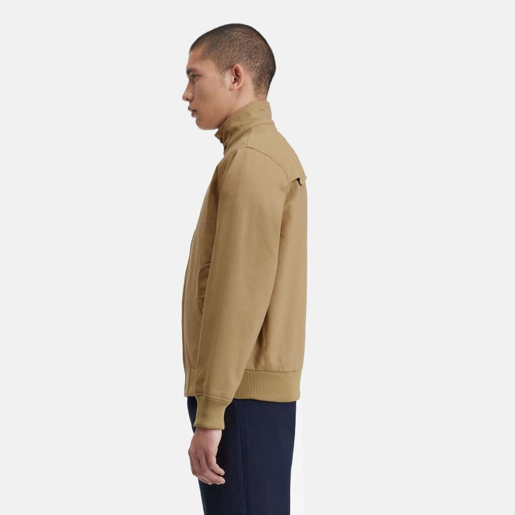 FRED PERRY CORD HARRINGTON JACKET en color MARRON CLARO (3)