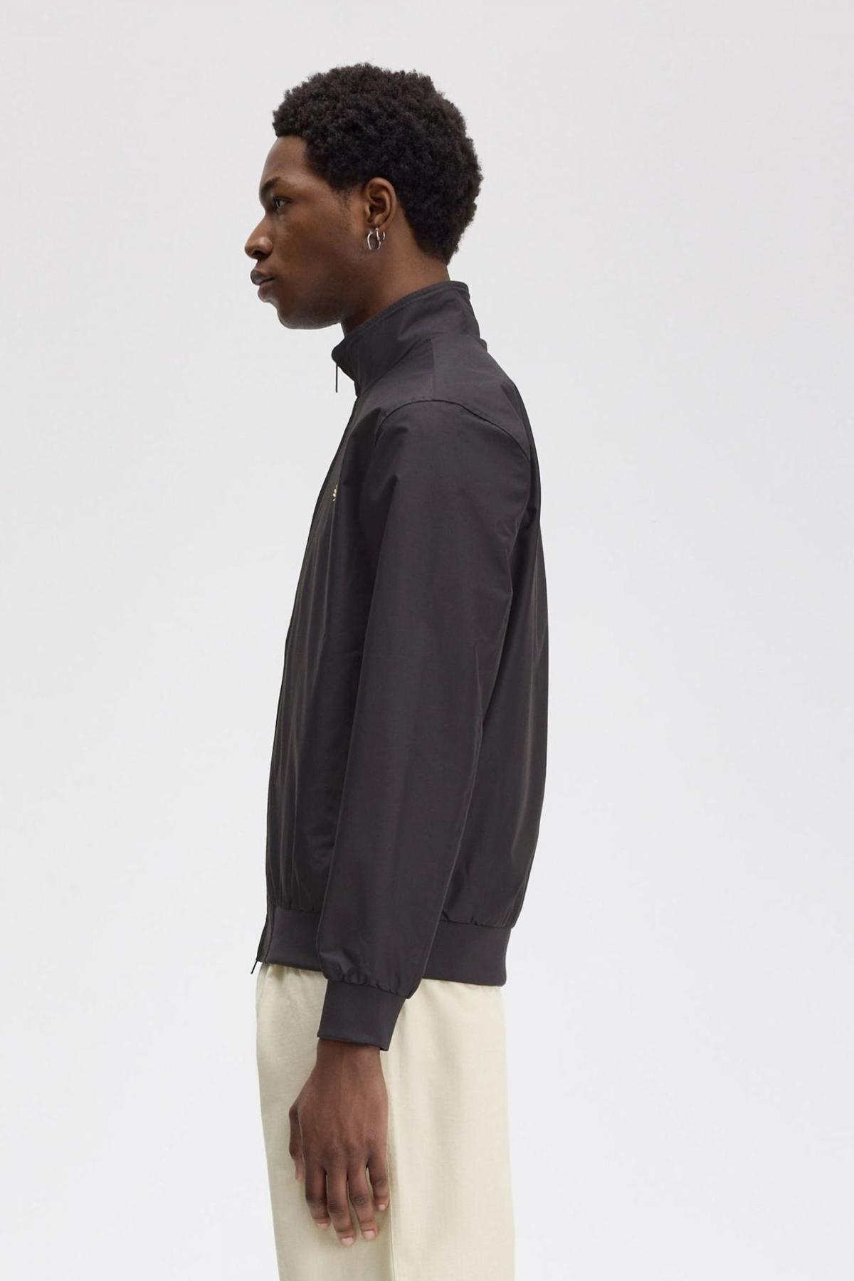 FRED PERRY THE BRENTHAM JACKET en color NEGRO (3)