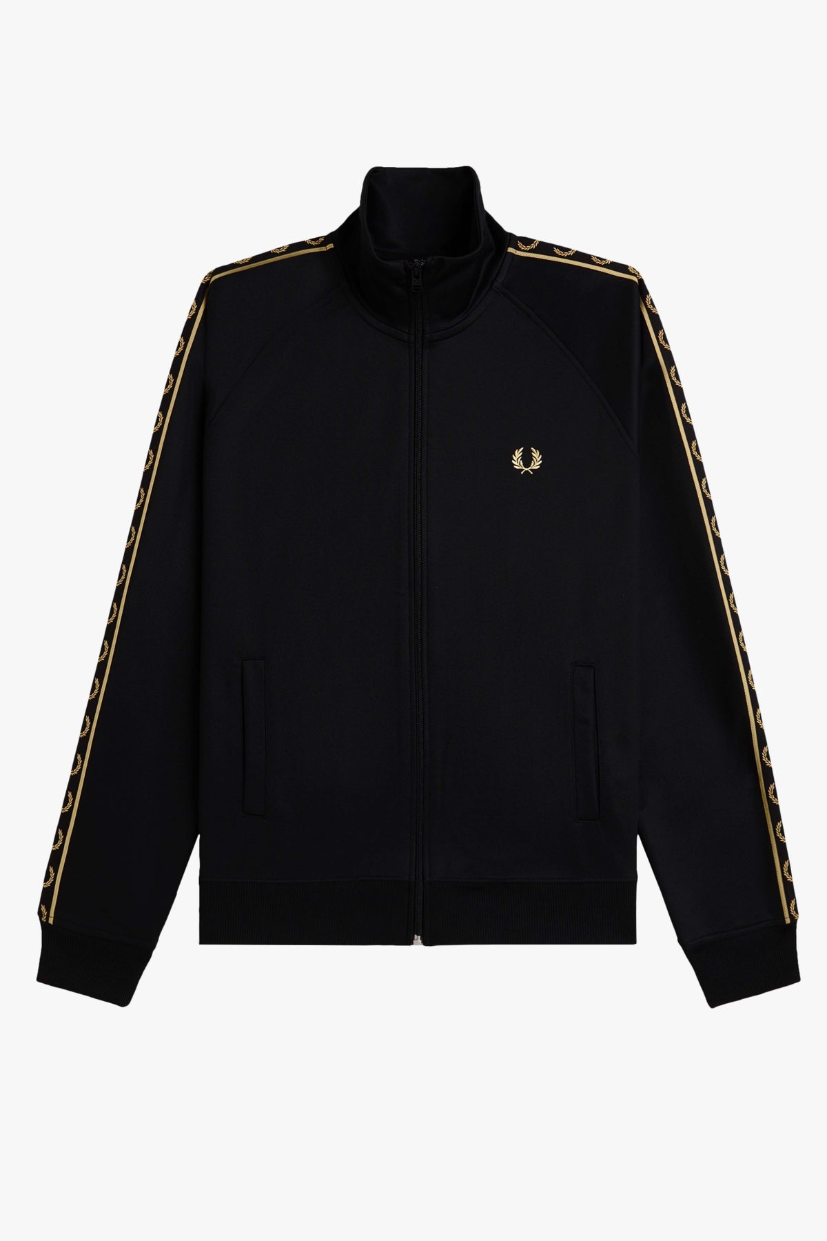 FRED PERRY JFP en color NEGRO (4)