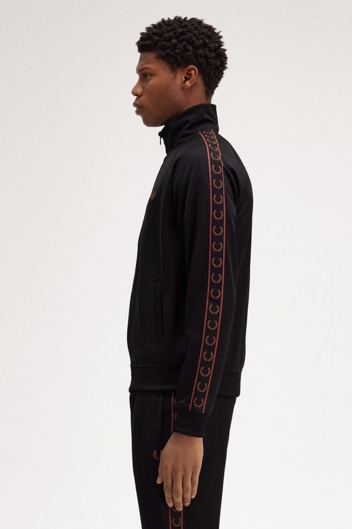 FRED PERRY JFP en color NEGRO (3)