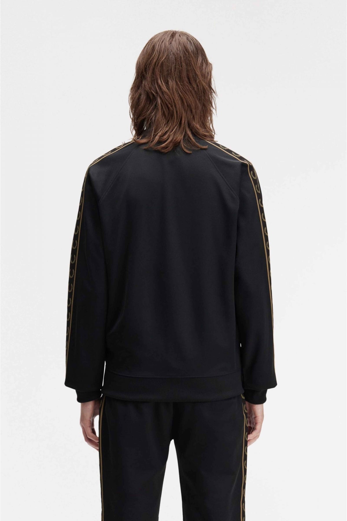 FRED PERRY JFP en color NEGRO (3)