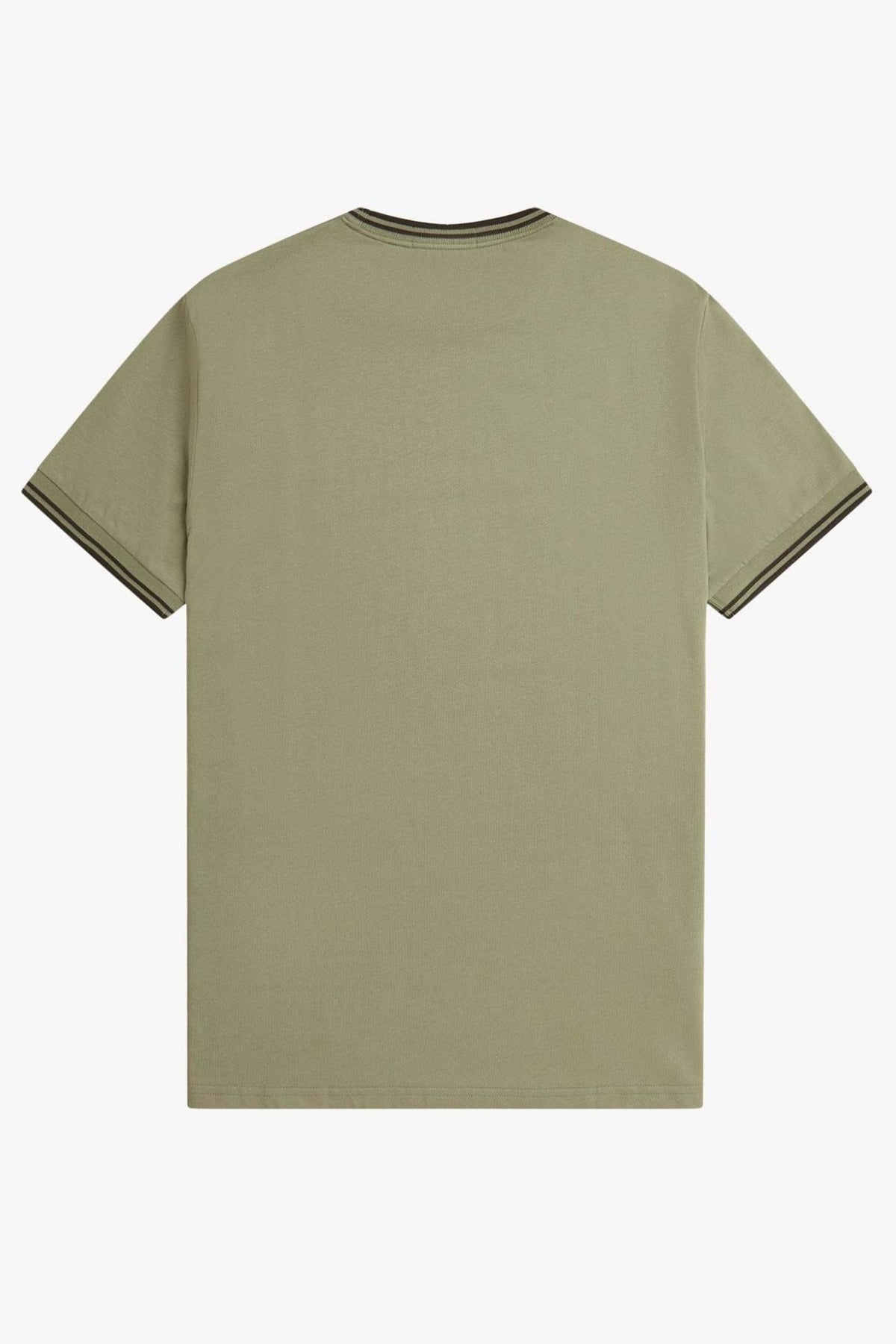 FRED PERRY TWIN TIPPED T-SHIRT en color VERDE (2)