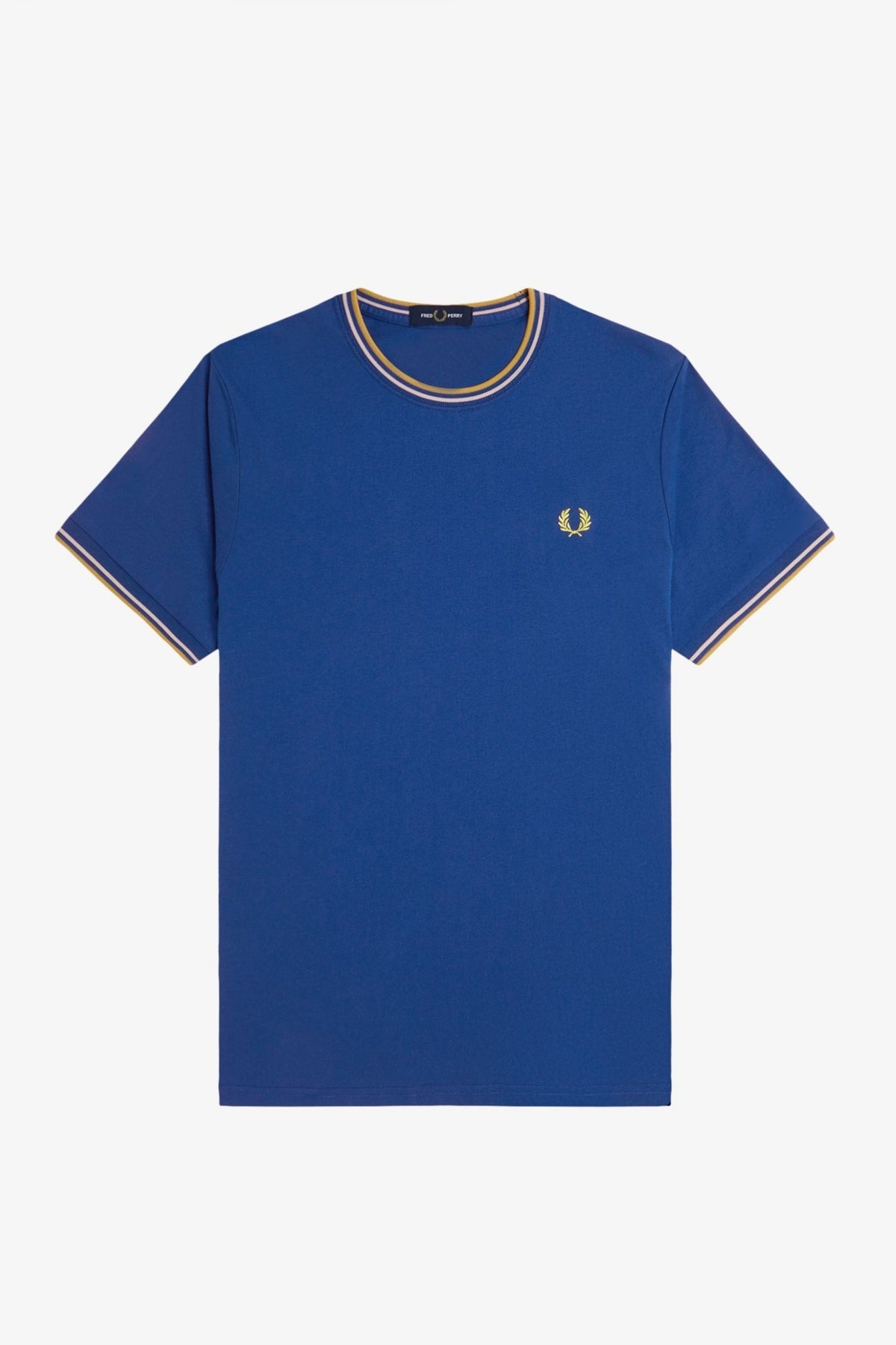 FRED PERRY TWIN TIPPED T-SHIRT en color AZUL (2)