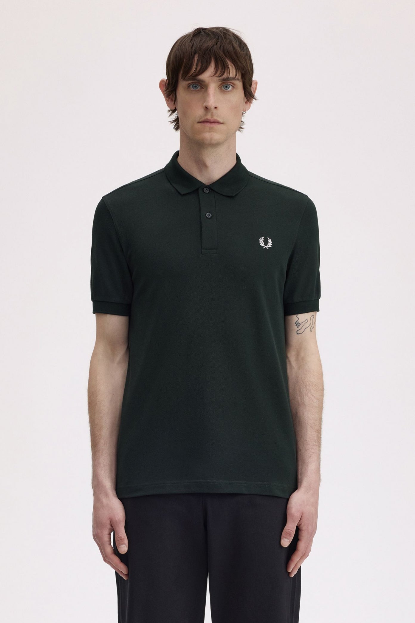 FRED PERRY PLAIN FRED PERRY SHIRT en color VERDE (1)