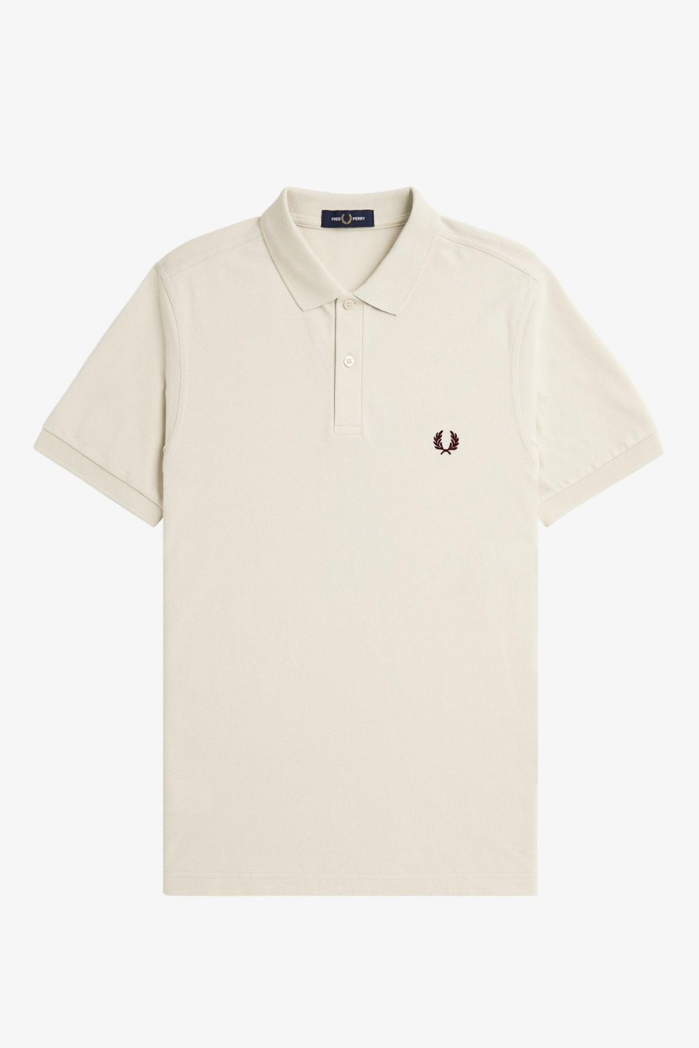 FRED PERRY PLAIN FRED PERRY SHIRT en color BEIS (2)