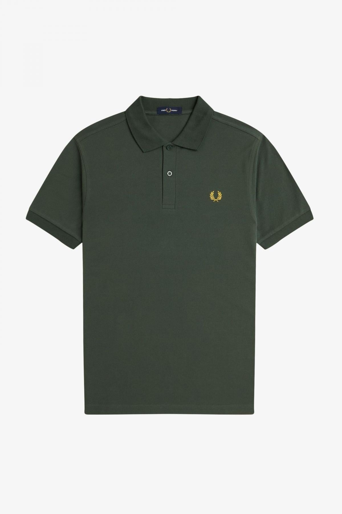 FRED PERRY PLAIN FRED PERRY SHIRT en color VERDE (2)