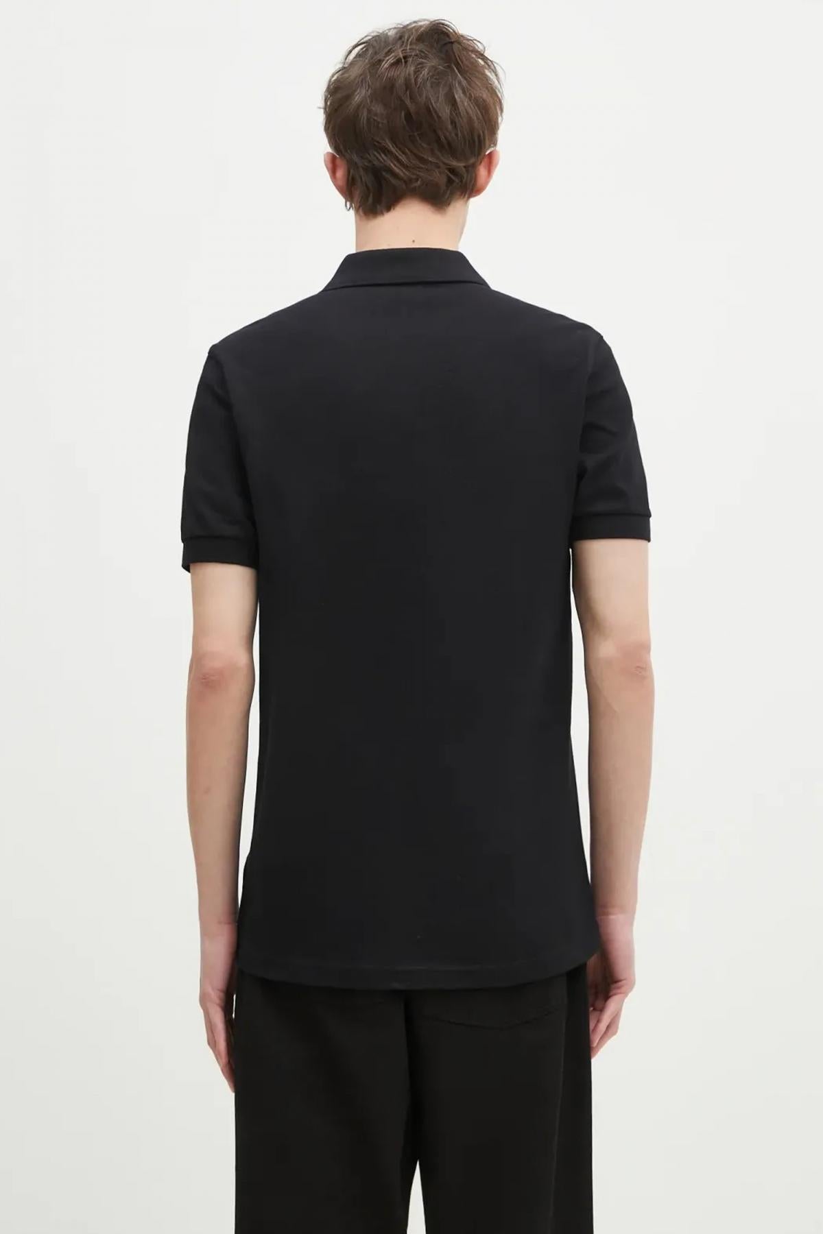 FRED PERRY PLAIN FRED PERRY SHIRT en color NEGRO (3)