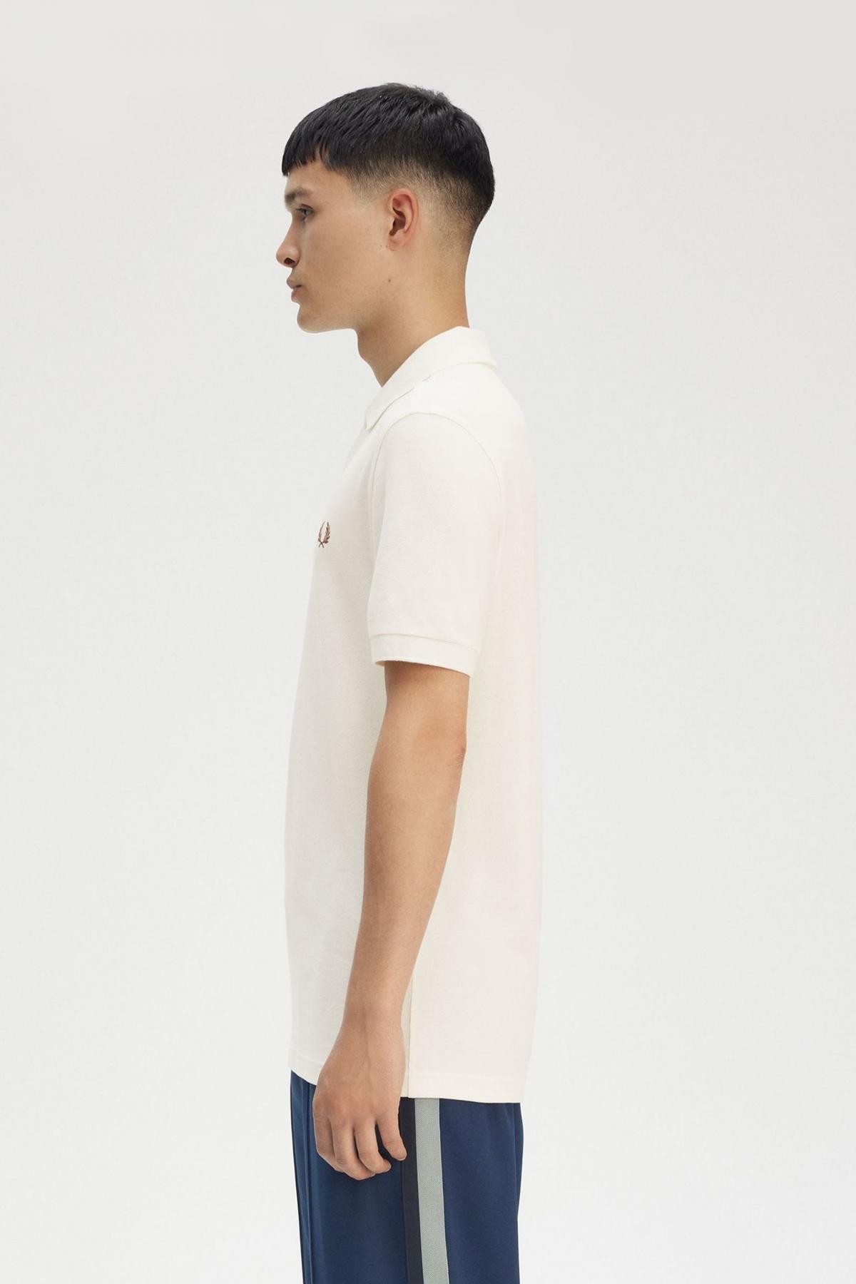 FRED PERRY PLAIN FRED PERRY SHIRT en color BLANCO (3)