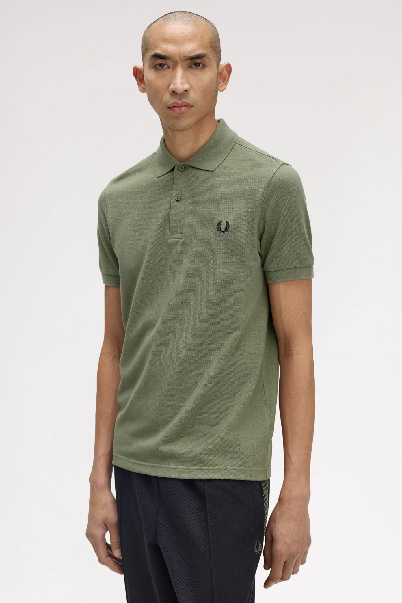 FRED PERRY PLAIN FRED PERRY SHIRT en color VERDE (4)