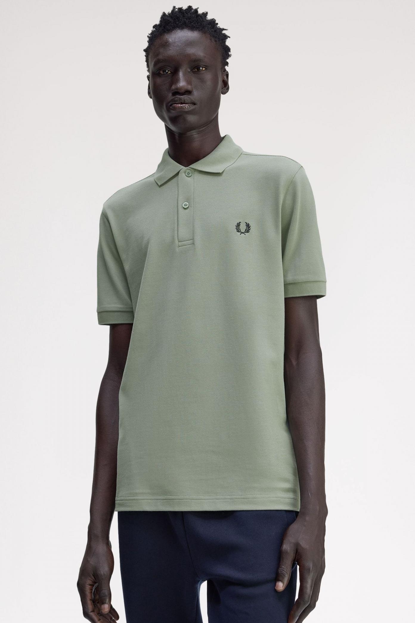 FRED PERRY PLAIN FRED PERRY SHIRT en color VERDE (4)