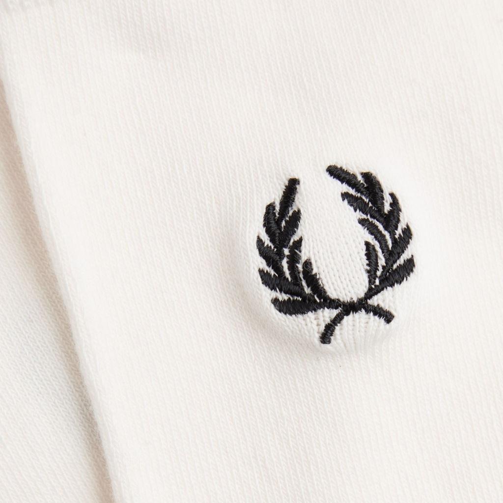 FRED PERRY CLASSIC LAUREL WREATH SOCK en color BLANCO (4)