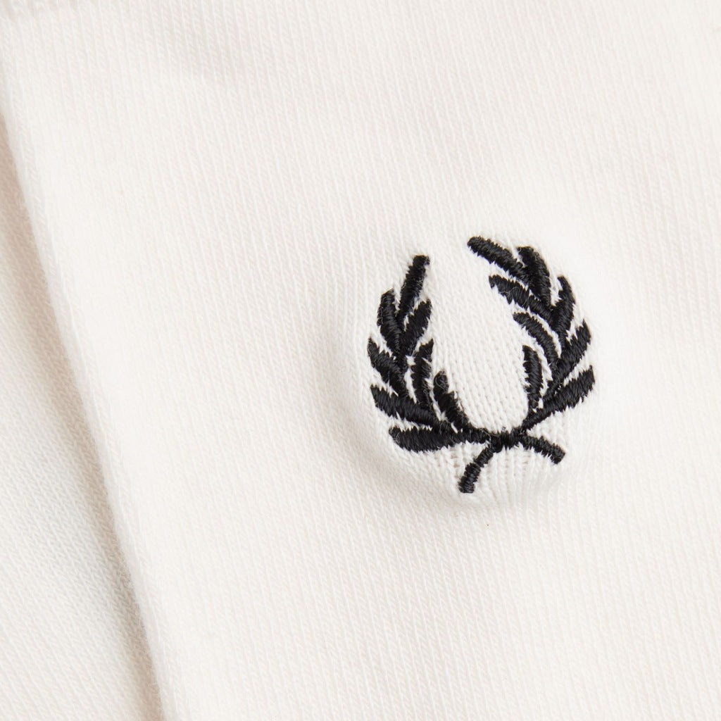 FRED PERRY CLASSIC LAUREL WREATH SOCK en color BLANCO (4)