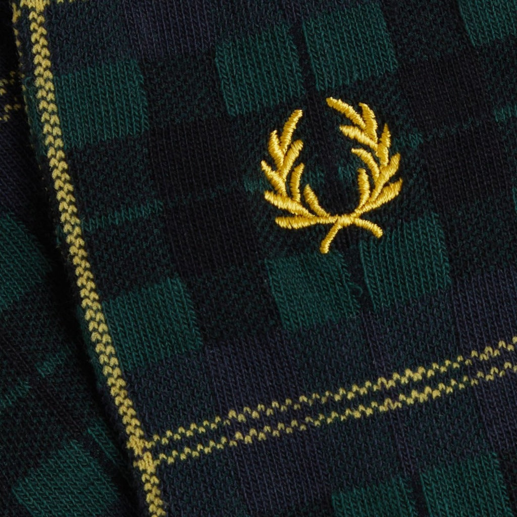 FRED PERRY CHECK SOCK en color AZUL (4)