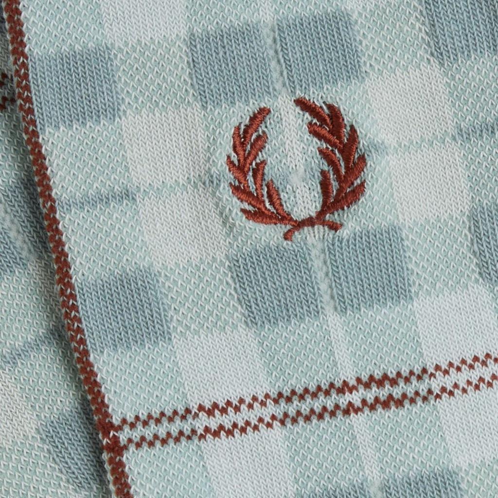 FRED PERRY CHECK SOCK en color VERDE (4)
