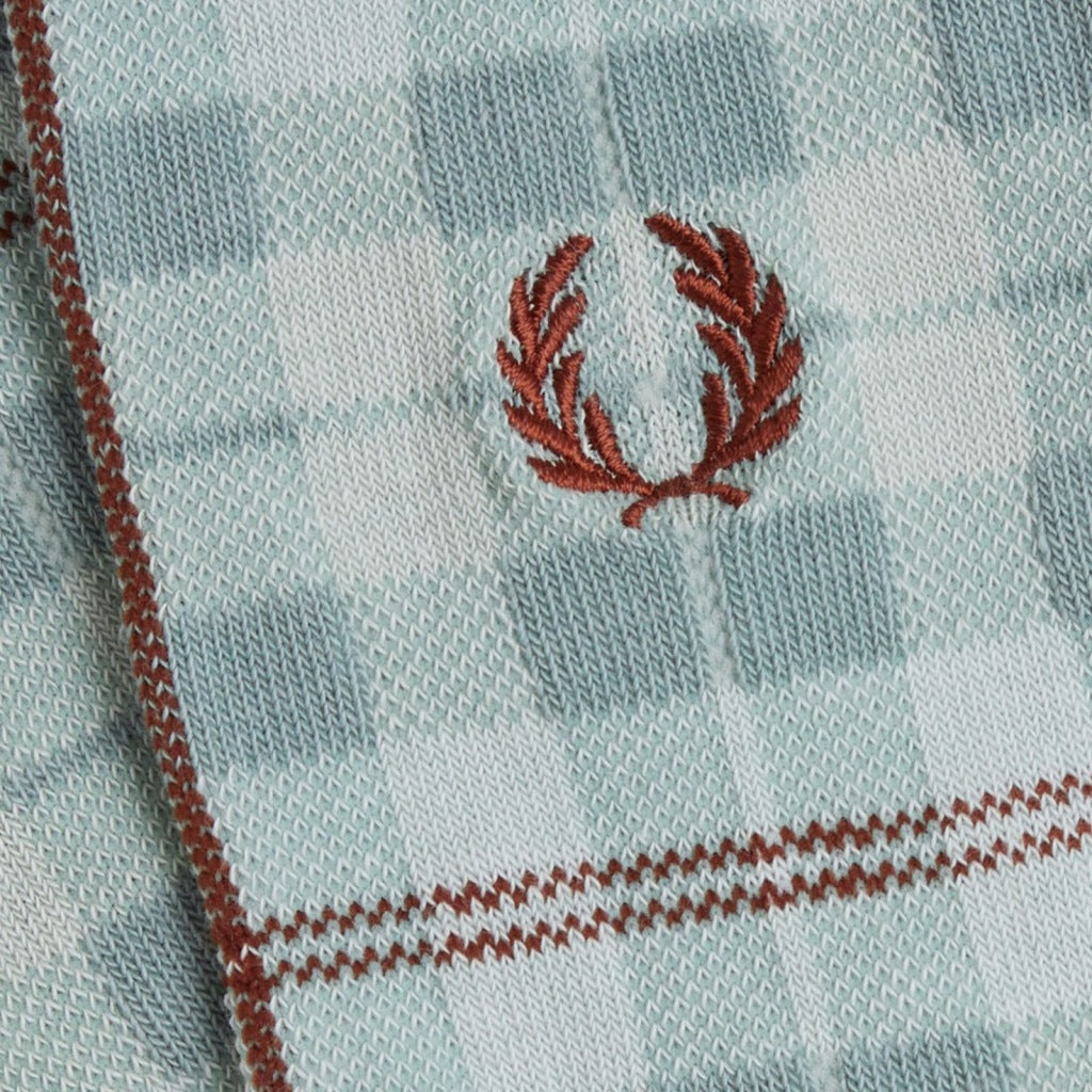 FRED PERRY CHECK SOCK en color VERDE (4)