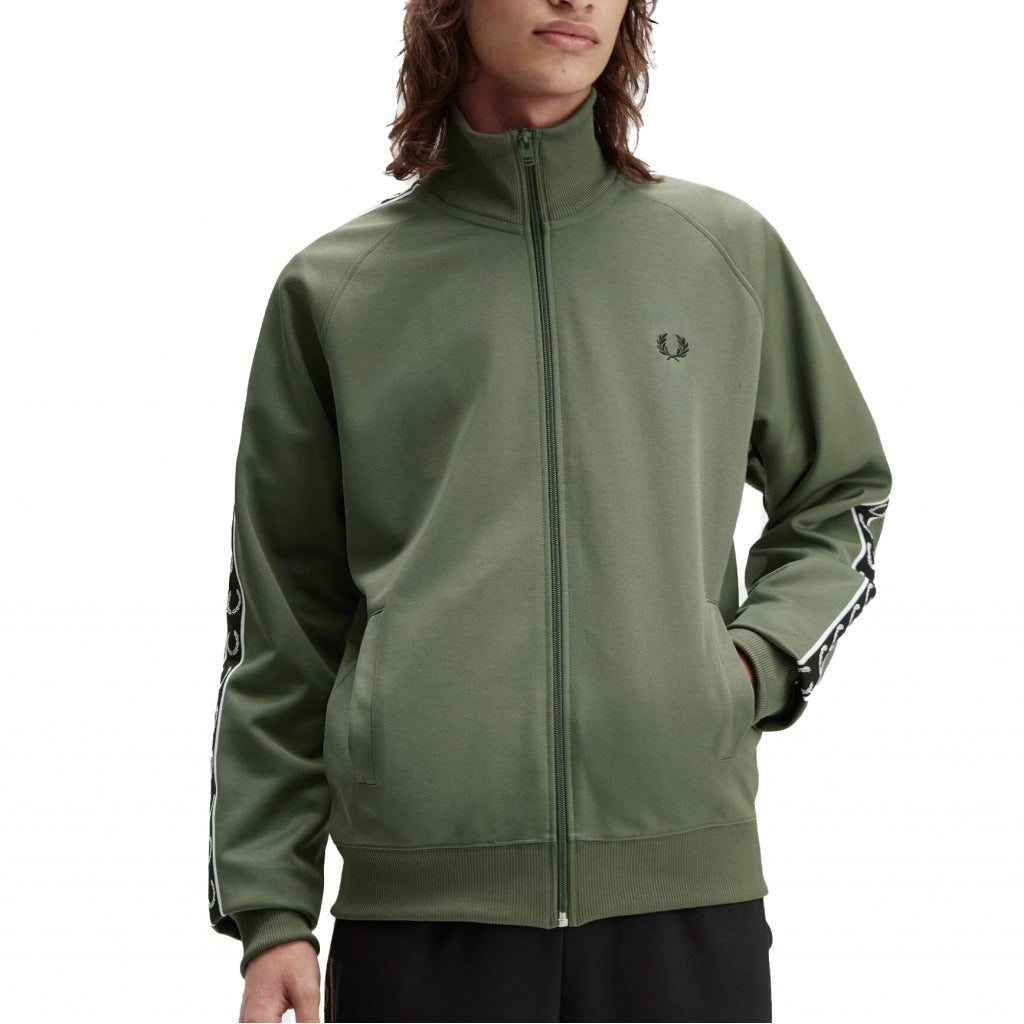 FRED PERRY TRACK JACKET en color VERDE (4)