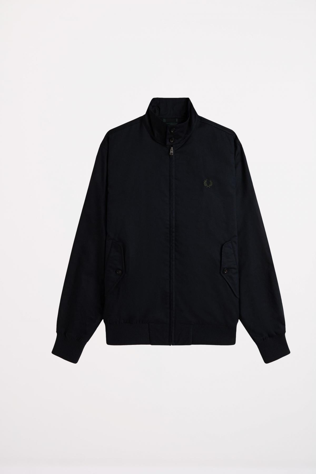 FRED PERRY HARRINGTON JACKET en color NEGRO (2)