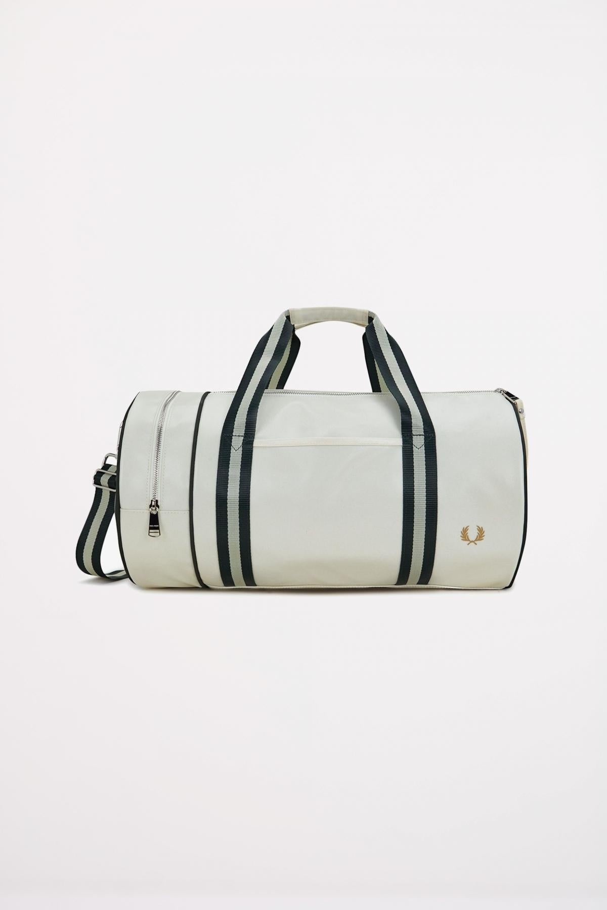 FRED PERRY CLASSIC BARREL BAG en color BLANCO (1)