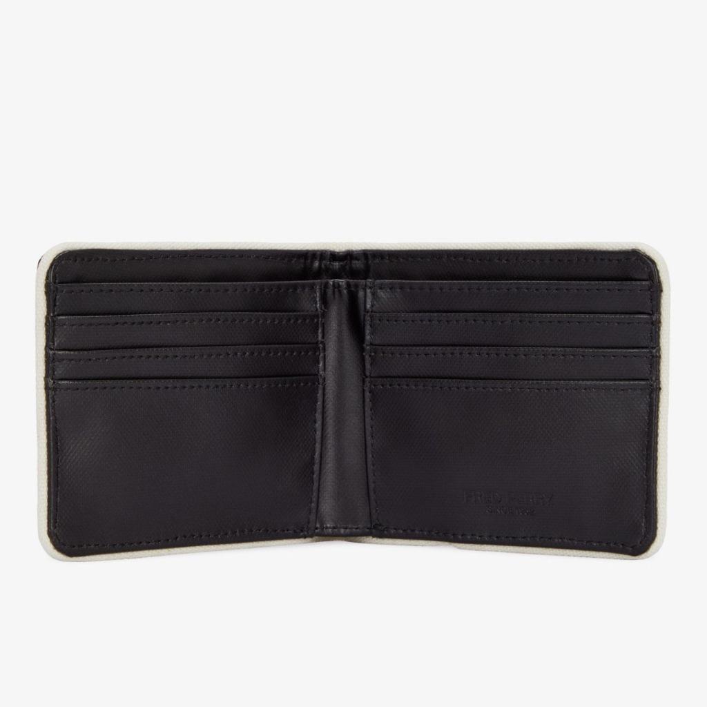 FRED PERRY BILLFOLD W en color NEGRO (6)