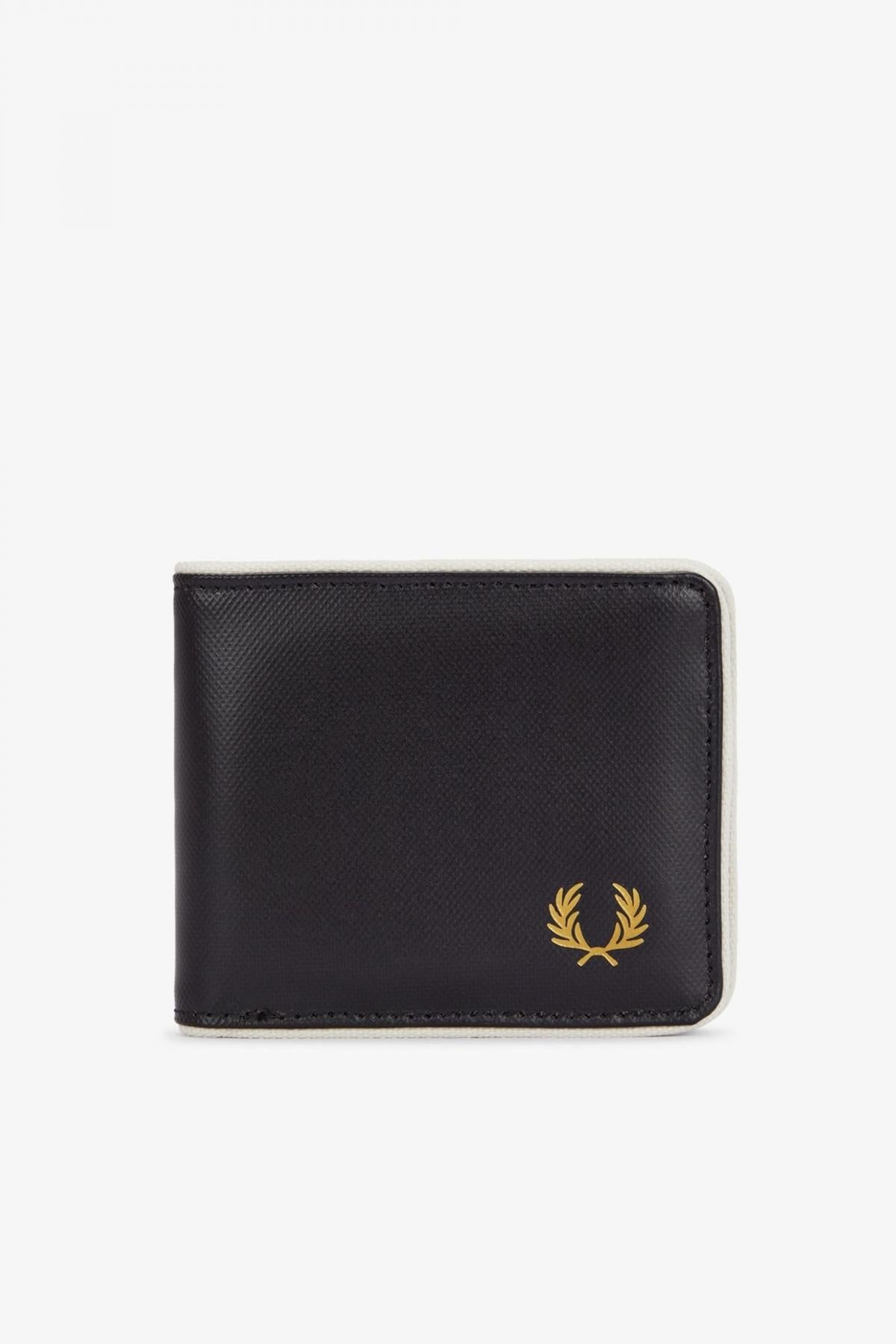 FRED PERRY BILLFOLD W en color NEGRO (1)