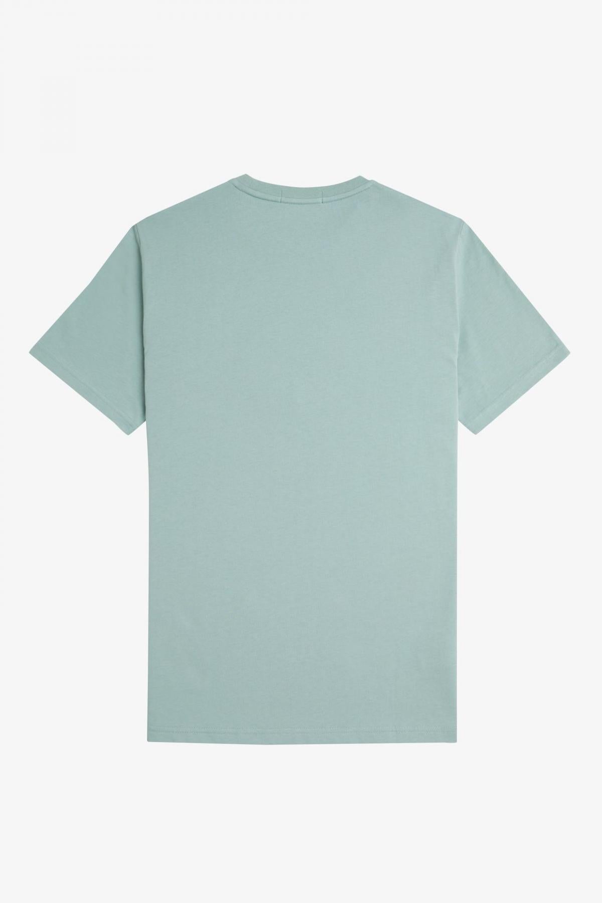 FRED PERRY TEXTURED LAUREL WREATH T-SH en color AZUL (3)