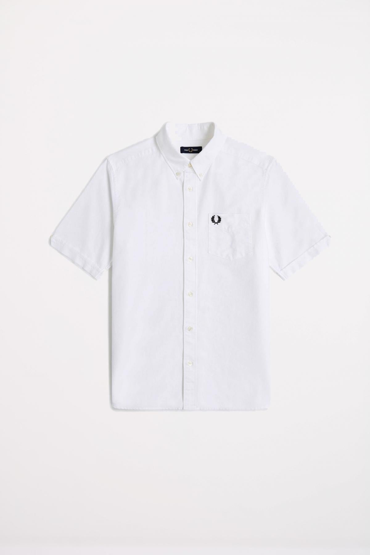 FRED PERRY OXFORD SHIRT en color BLANCO (2)