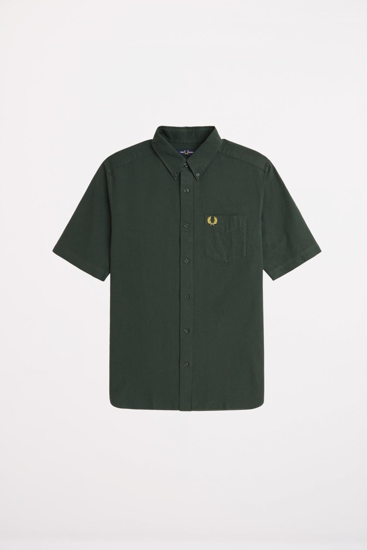 FRED PERRY OXFORD SHIRT en color VERDE (2)