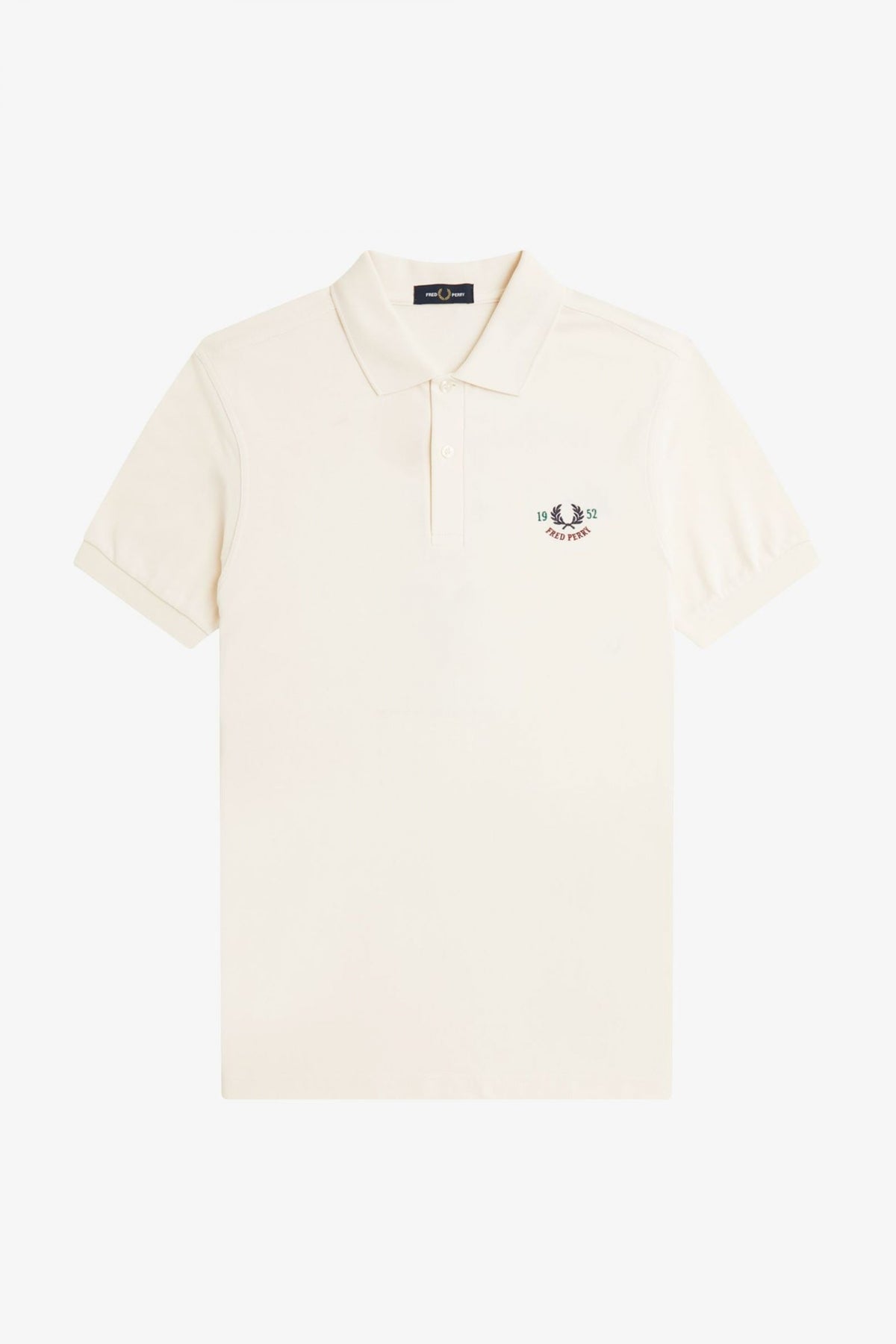 FRED PERRY CLUBHOUSE EMBROIDERED POLO en color BEIS (2)