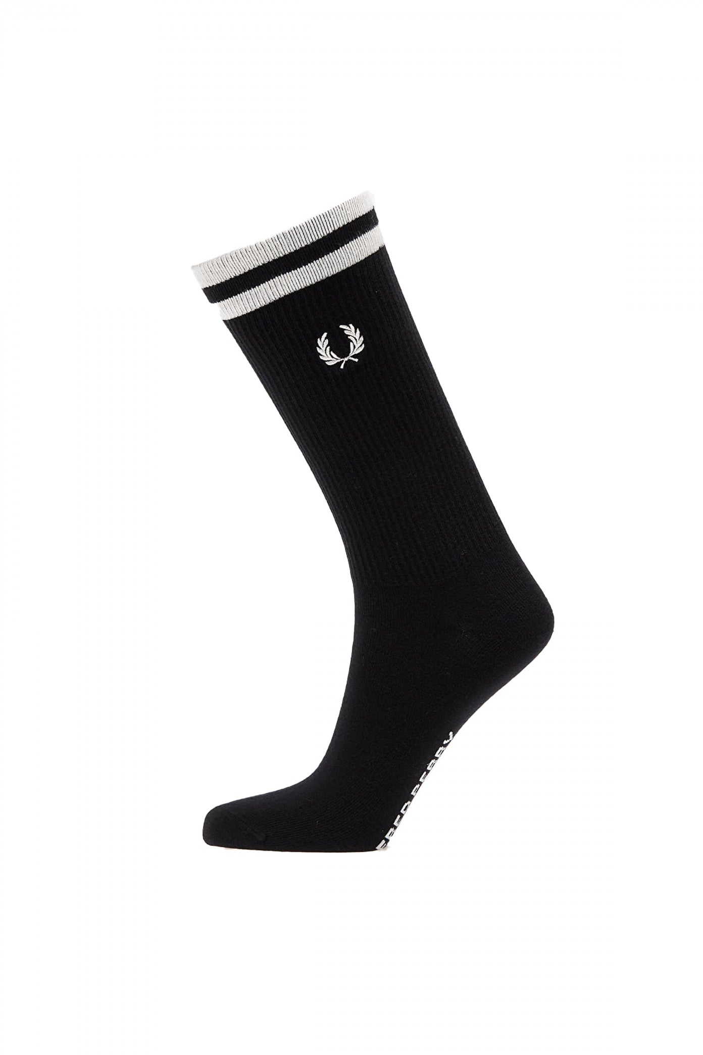 FRED PERRY TIPPED SPORTS SOCK en color NEGRO (1)