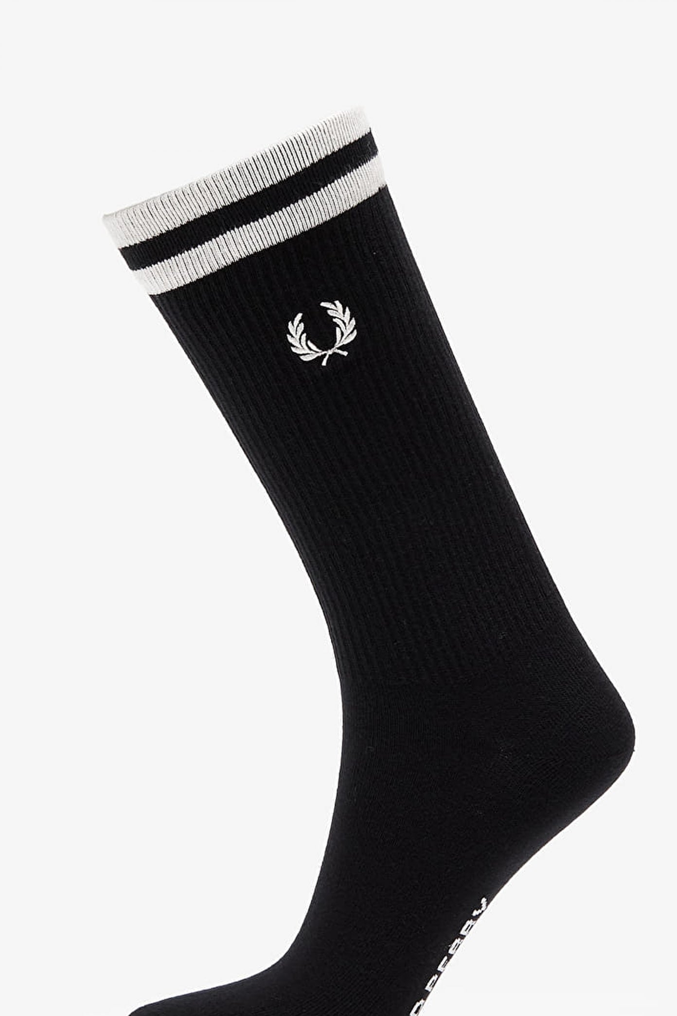 FRED PERRY TIPPED SPORTS SOCK en color NEGRO (3)