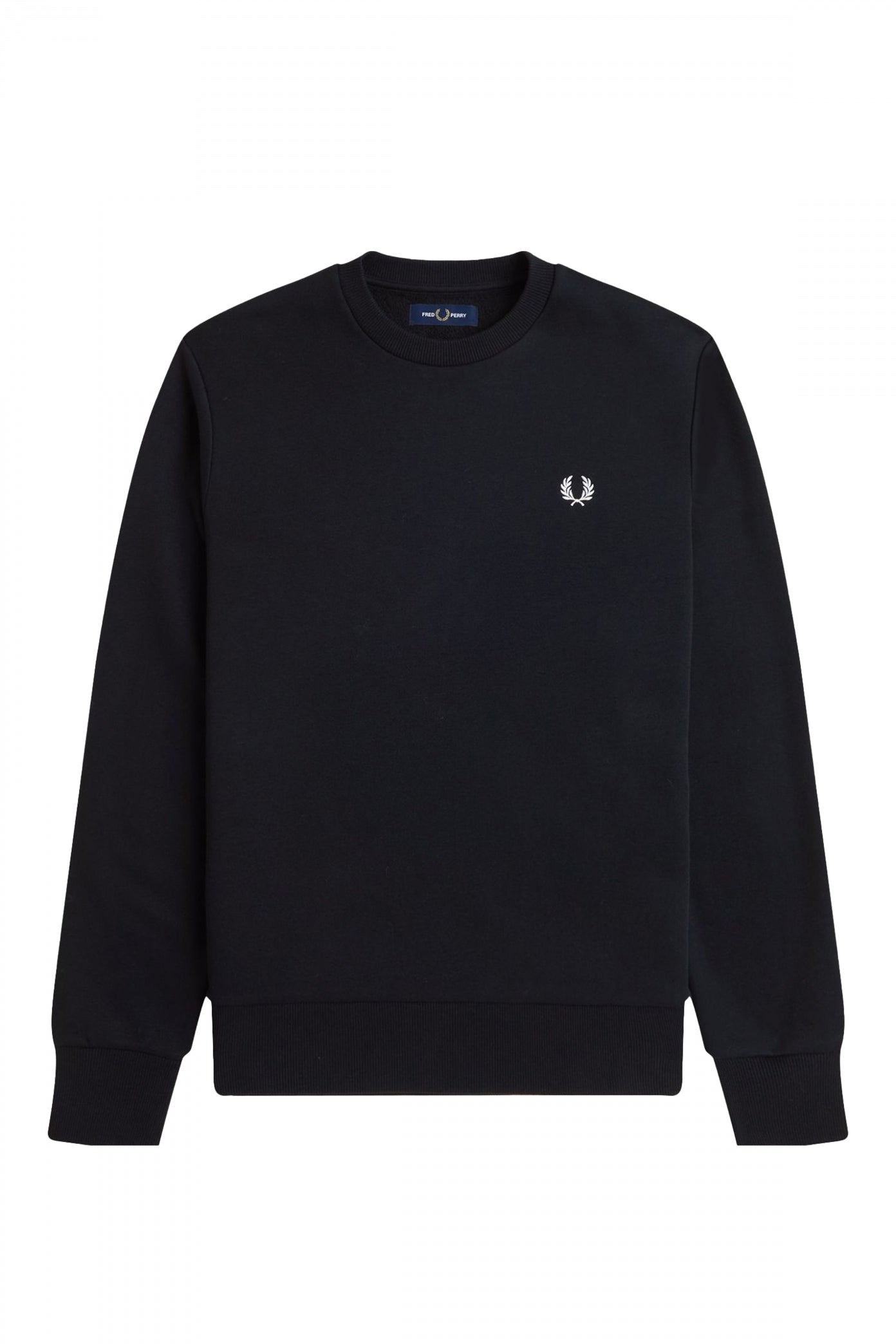 FRED PERRY BRANDING CREWNECK SWEA en color NEGRO (2)