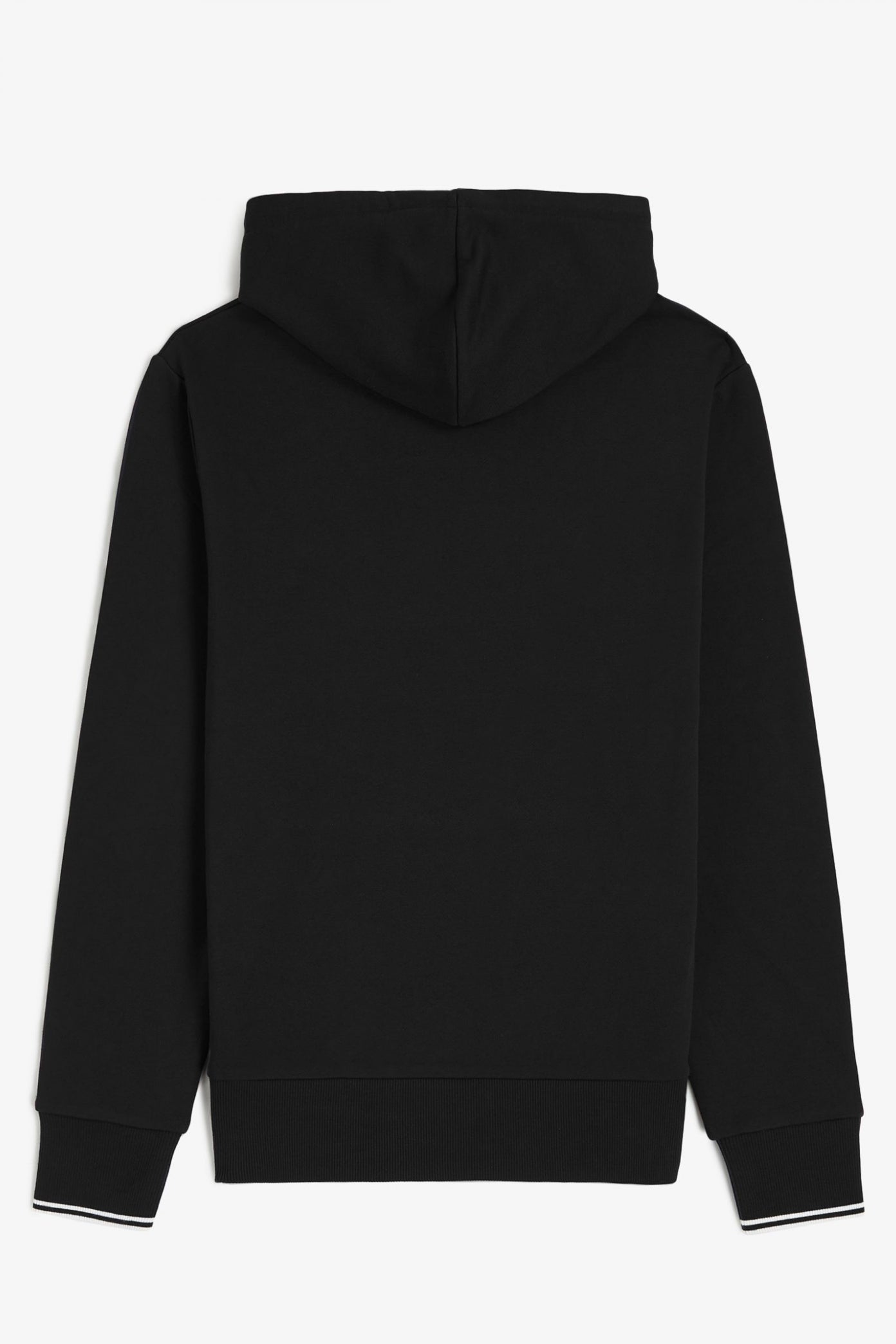 FRED PERRY TIPPED HOODED SWEATSHIRT en color NEGRO (3)