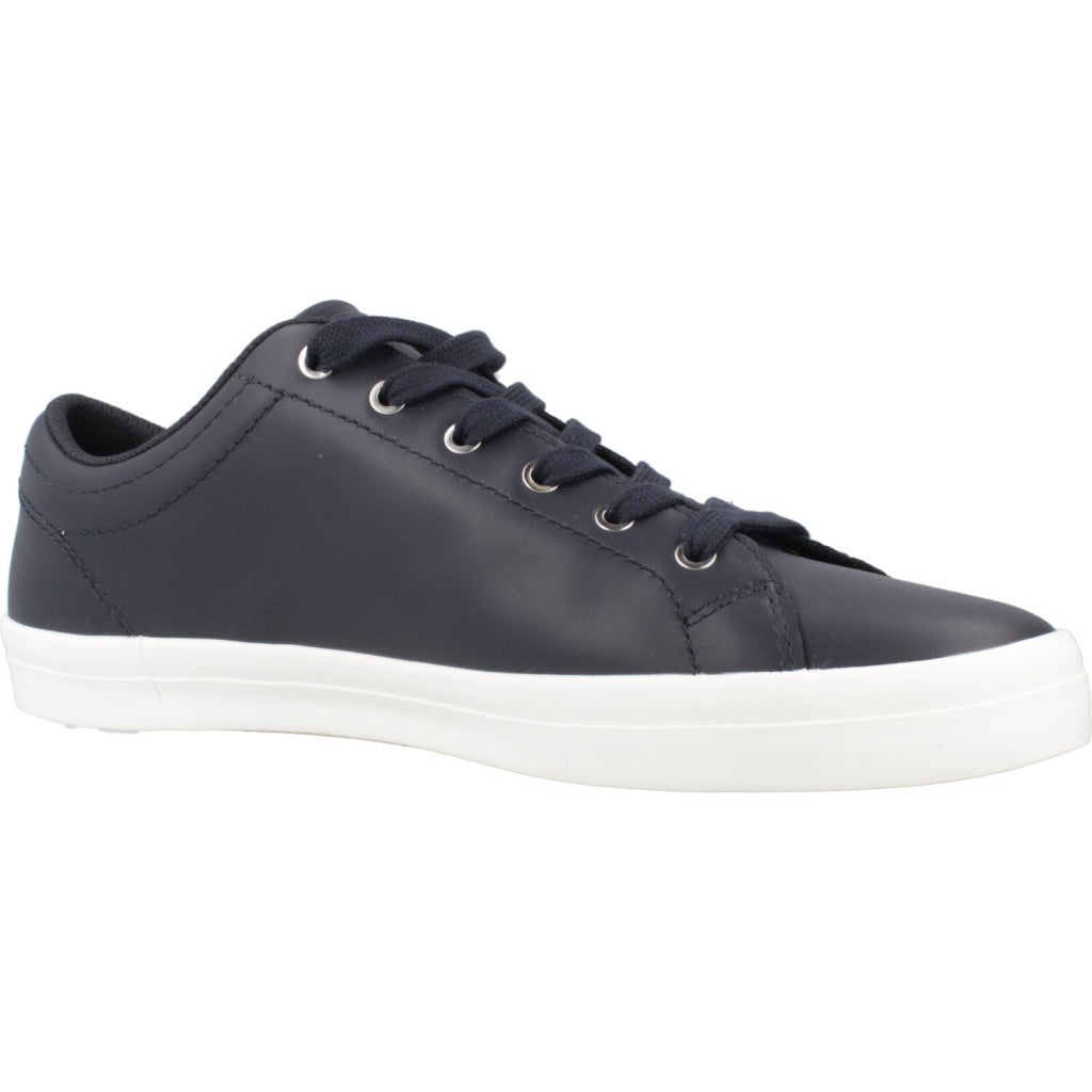 FRED PERRY BASELINE LEATHER en color AZUL (5)