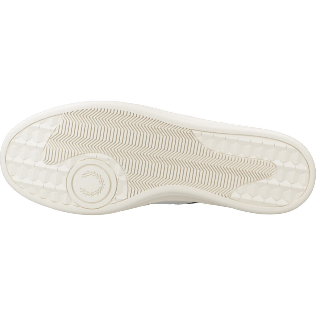FRED PERRY B EMBOSSED LEATHER en color BLANCO (6)
