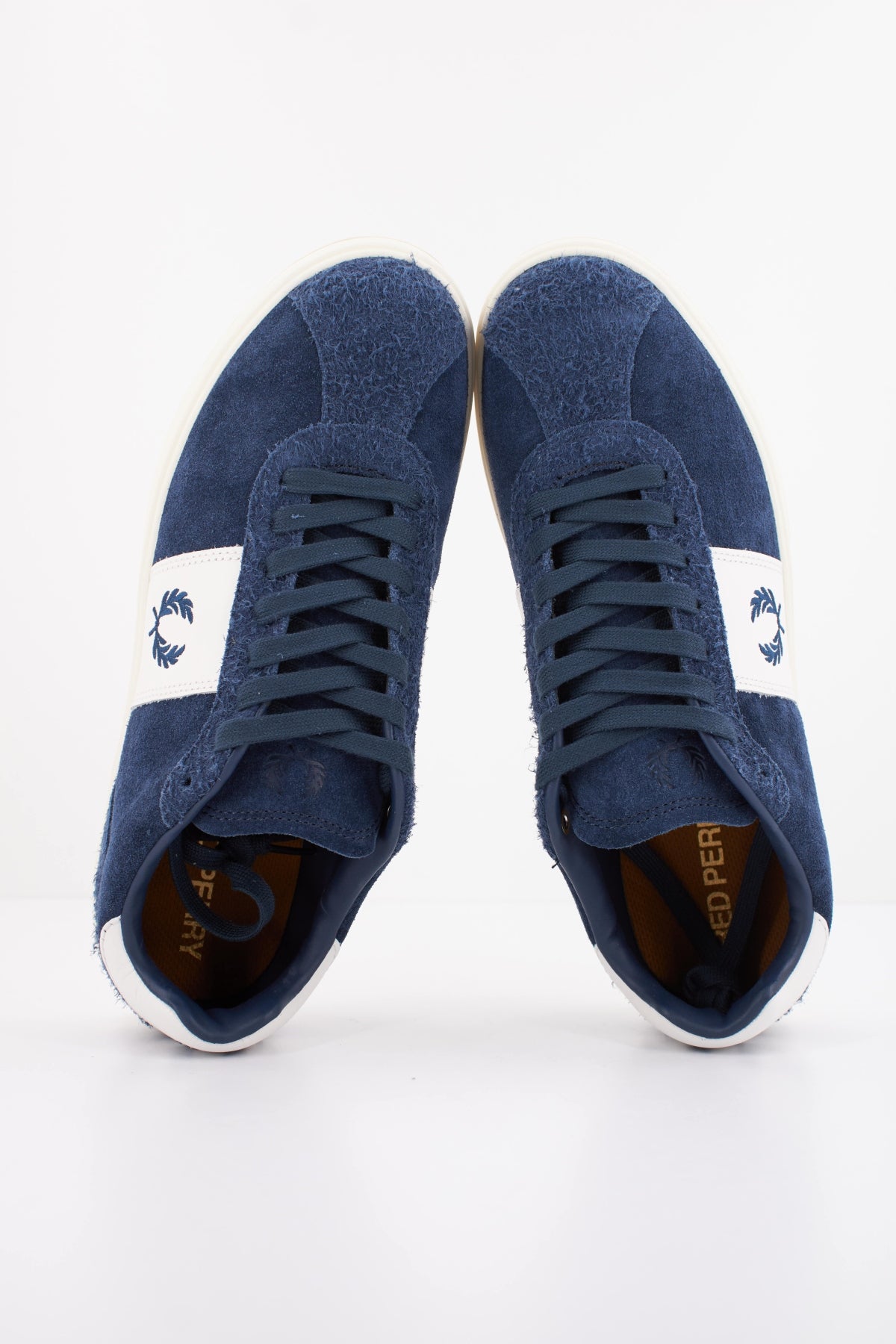 FRED PERRY SUEDE LEATHER en color AZUL (3)