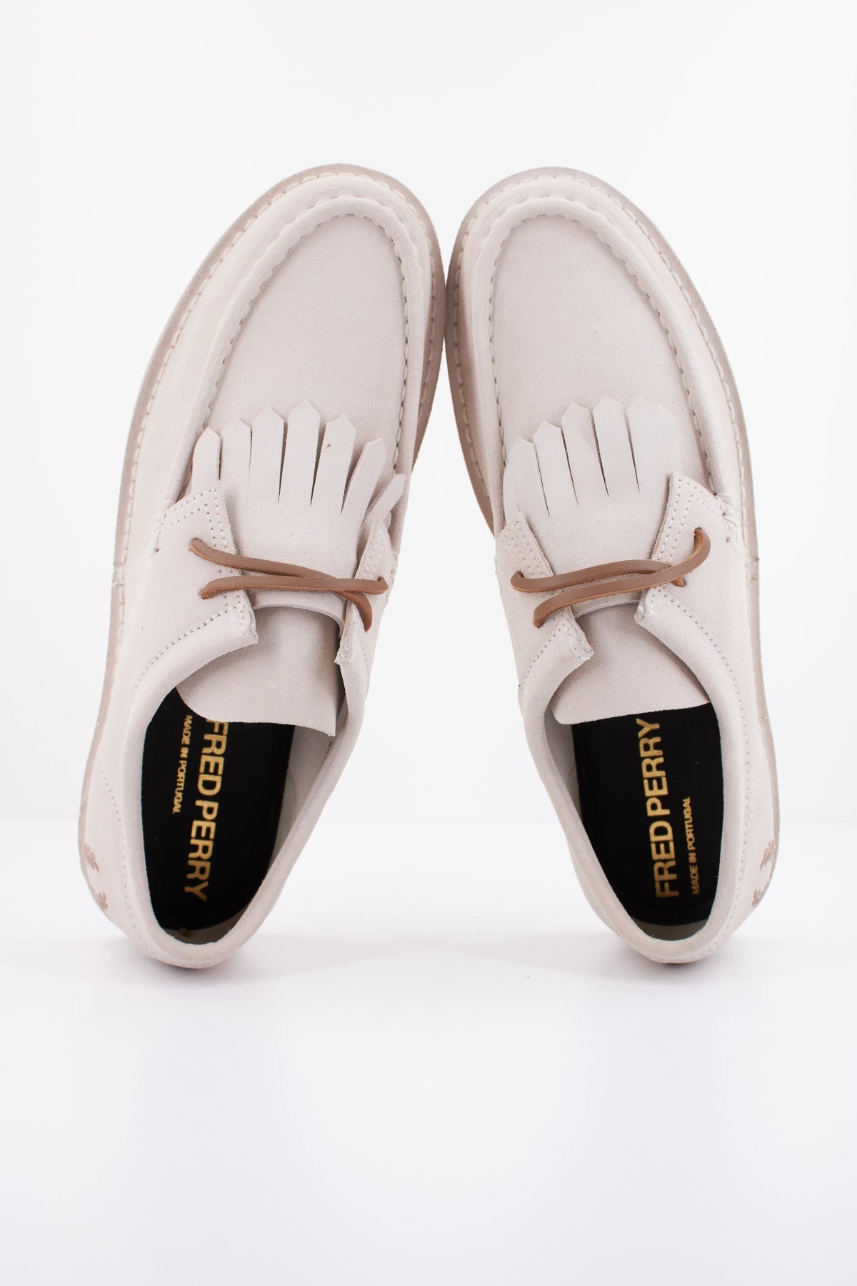 FRED PERRY KENNEY LOW SUEDE en color BEIS (3)