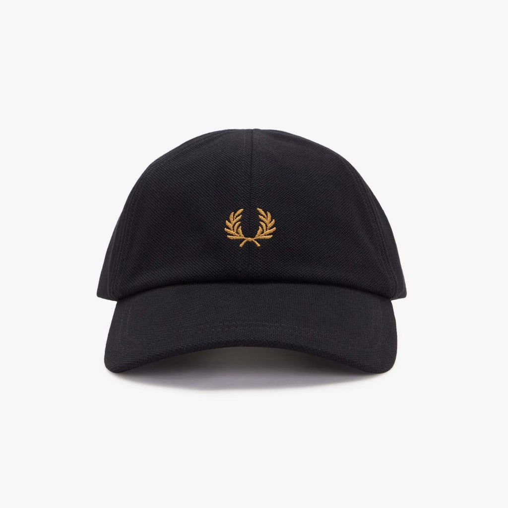 FRED PERRY PIQUE CLASSIC CAP en color NEGRO (4)