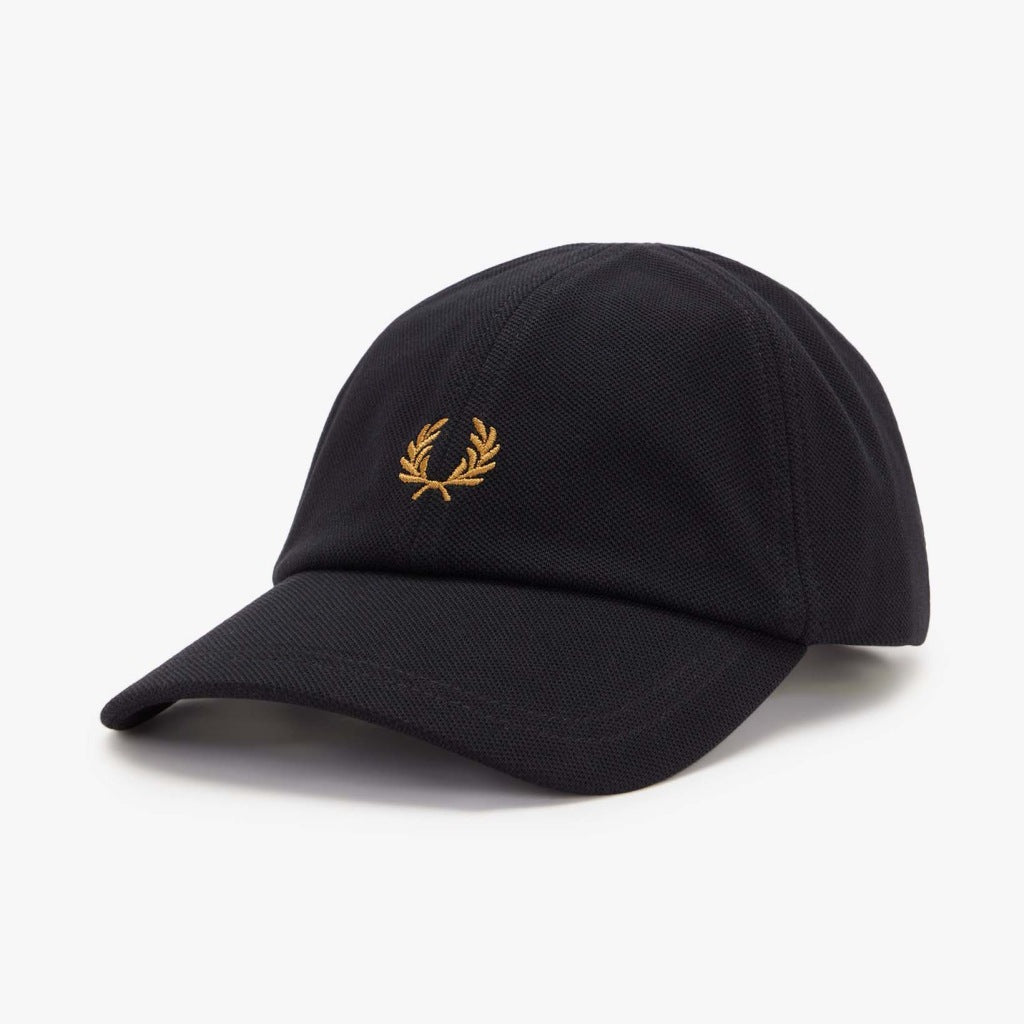 FRED PERRY PIQUE CLASSIC CAP en color NEGRO (6)