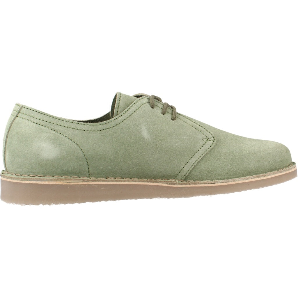 FRED PERRY ZAPATO LINDEN SUEDE en color VERDE (4)