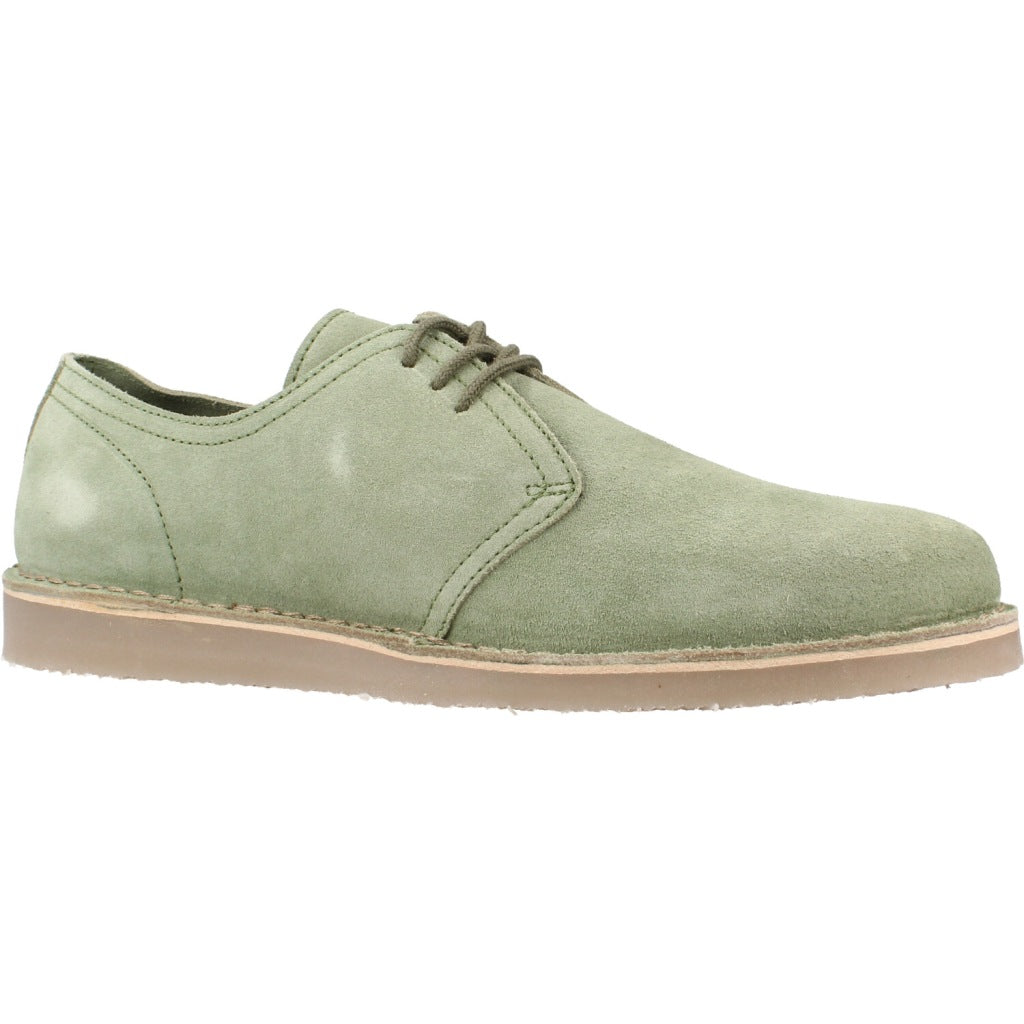 FRED PERRY ZAPATO LINDEN SUEDE en color VERDE (5)