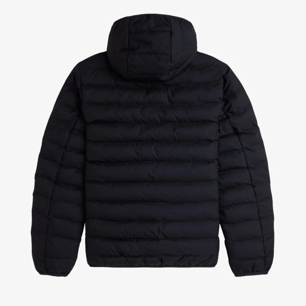FRED PERRY HOODED INSULATED JACKET en color NEGRO (5)