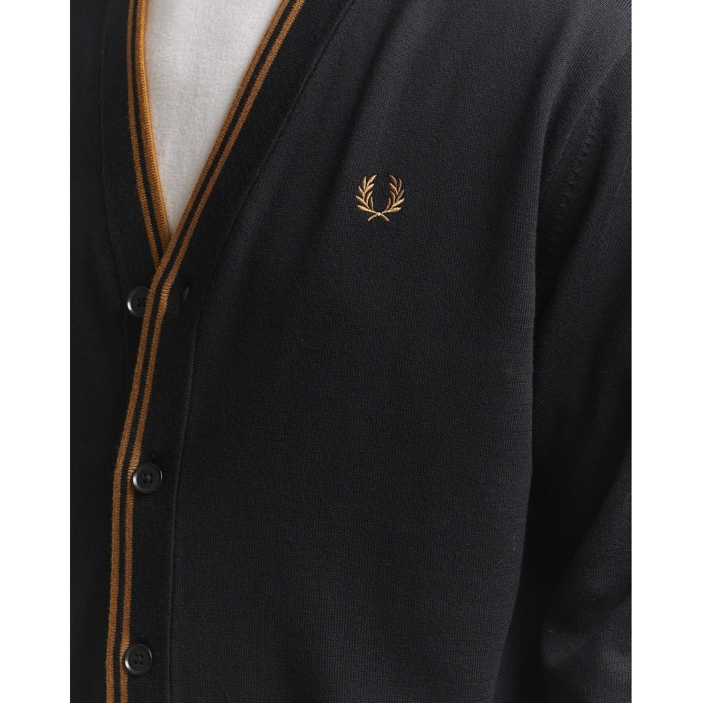 FRED PERRY CLASSIC CARDIGAN en color GRIS (6)