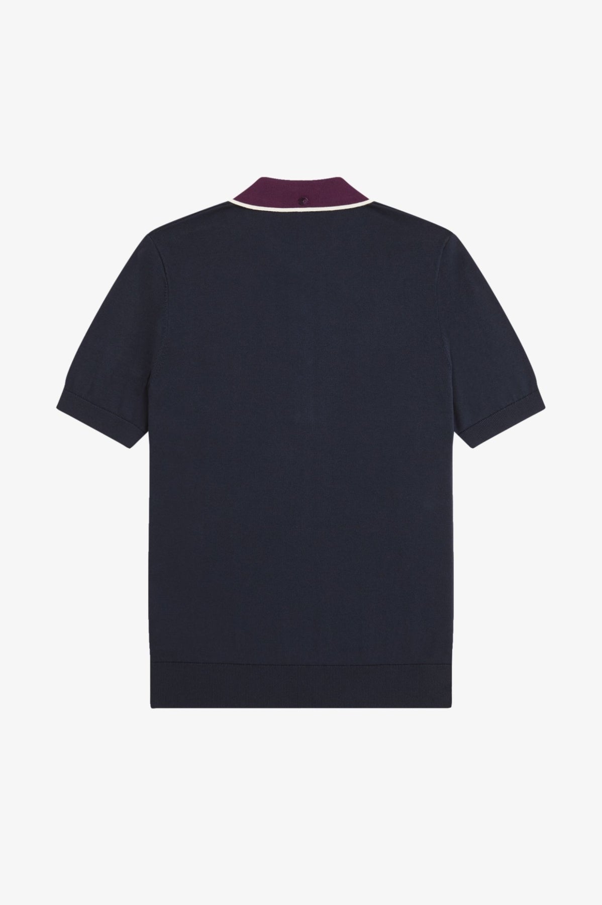 FRED PERRY CABLE KNIT SHIRT en color AZUL (4)