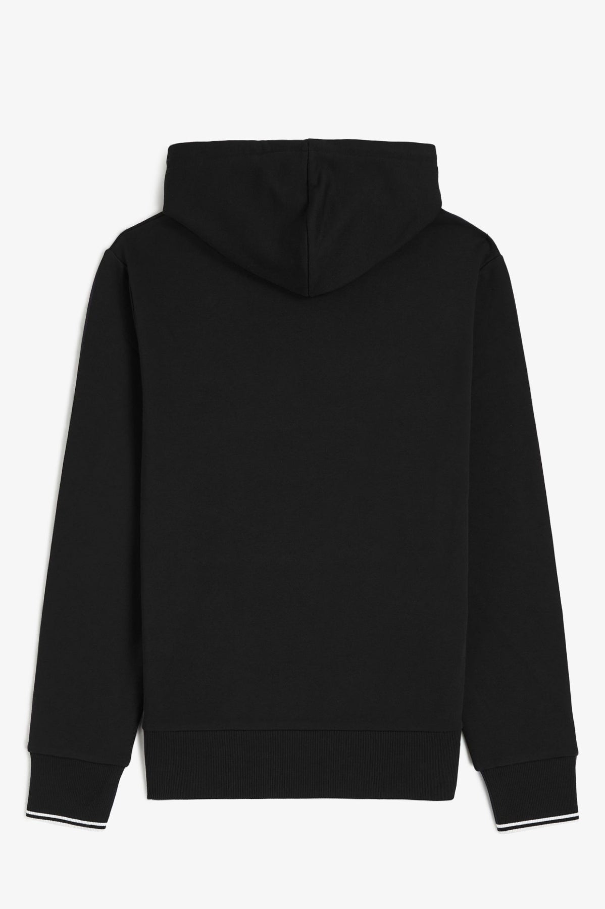 FRED PERRY TIPPED HOODED SWEATSHIRT en color NEGRO (2)
