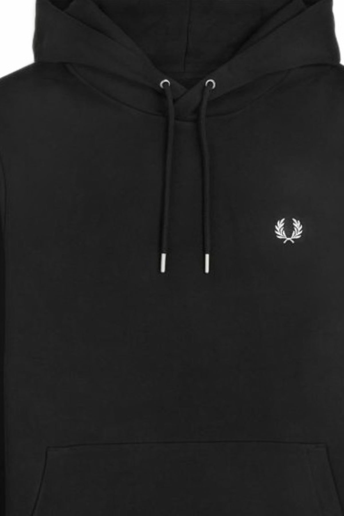 FRED PERRY TIPPED HOODED SWEATSHIRT en color NEGRO (5)