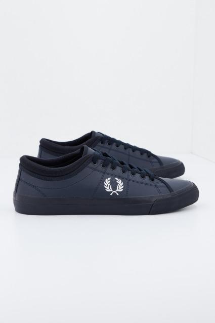FRED PERRY KENDRICK LEATHER en color AZUL (2)