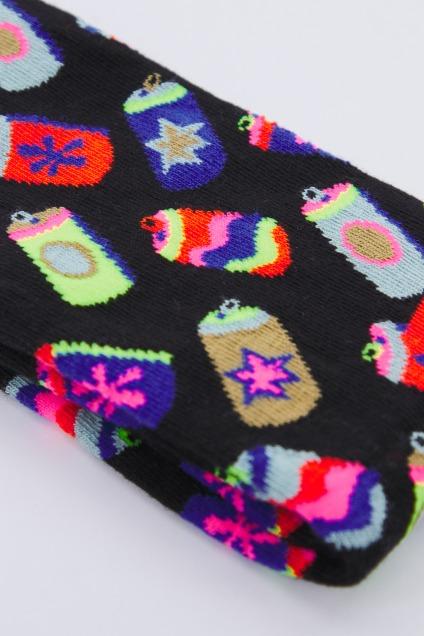 HAPPY SOCKS CAN en color NEGRO (4)
