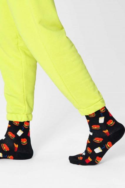 HAPPY SOCKS HAMBURGER SOCK en color AZUL (4)